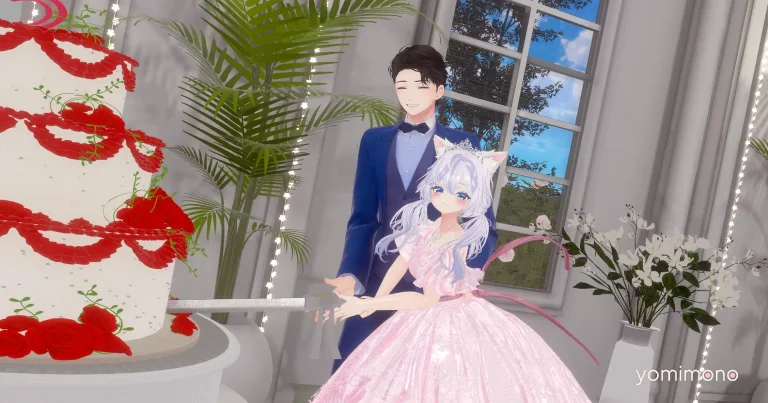 VRChat Wedding Service V-Konshiki Ding Launches 3D Bridal Costume Sales