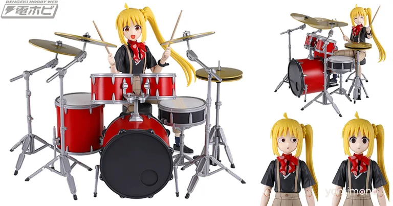 Bocchi the Rock!'s Nijika Ijichi Joins Bandai Spirits' 30MP Plastic Model Line