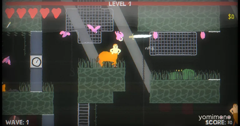 Messhof Announces 'Blood Dungeon', a Roguelike Auto-Shooter for PC and PS5
