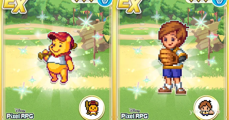 Disney Pixel RPG Adds Winnie the Pooh Baseball Event, Players Recall Old Game