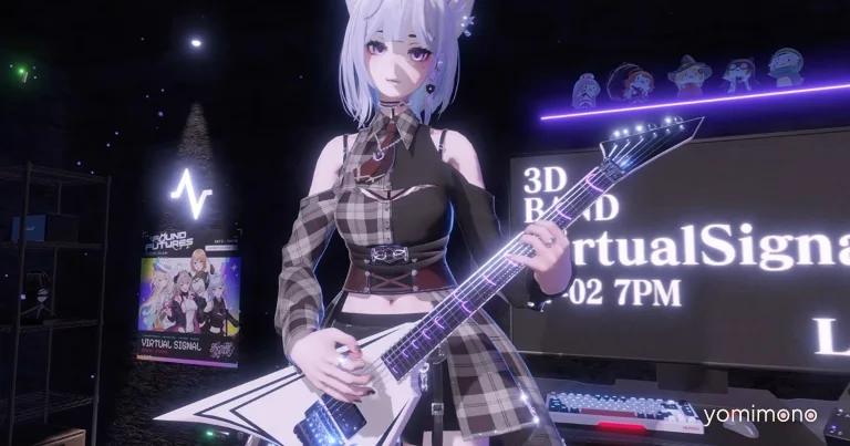Virtual Guitarist Chacha Draws Attention With High-Precision Mocap Guitar Video