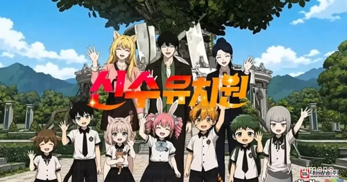 Kindergarten for Divine Beasts Webtoon Gets AI Animated Series