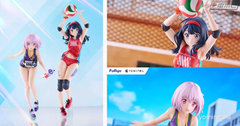 Furyu's Tenitol Brand Adds Rikka Takarada and Akane Shinjo Sportswear Figures