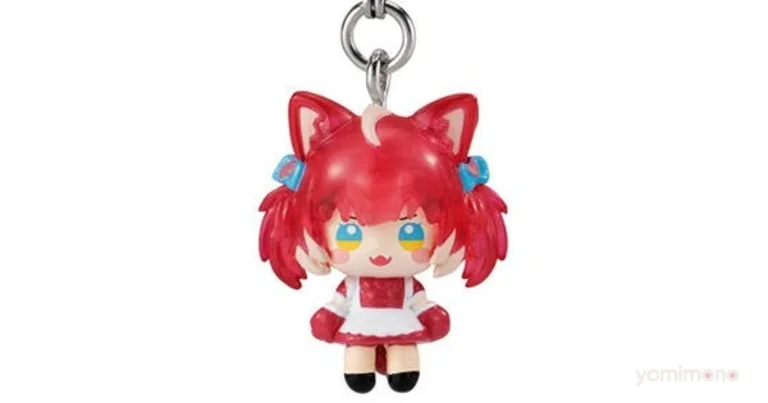 VTuber Akami Karubi Gets Gashapon Marking Accessories From Bandai
