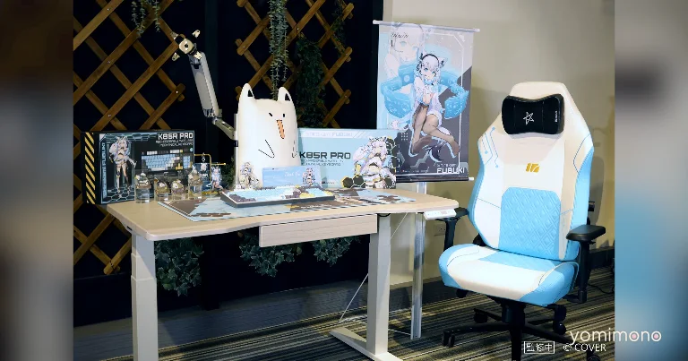 Irocks And Shirakami Fubuki Release Keyboard And Ergonomic Chair