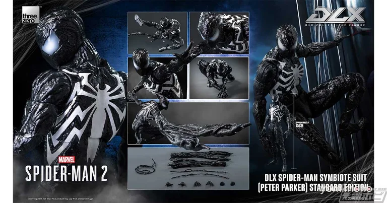 Threezero Opens Pre-Orders for DLX Spider-Man Symbiote Suit Figure