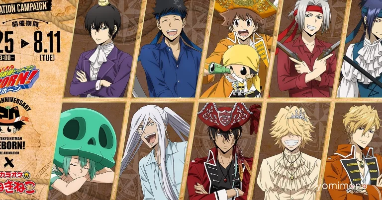Katekyo Hitman Reborn! Teams With Manekineko for 20th Anniversary Pirate Collaboration
