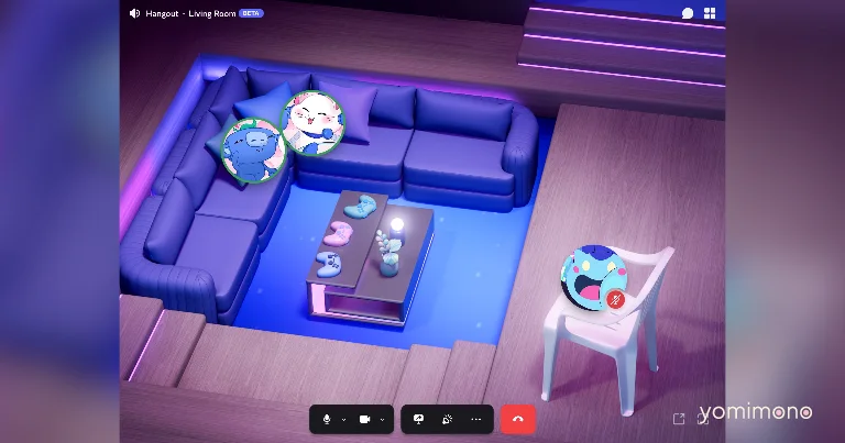 Discord Teases 'Living Room' Voice Channel With Virtual Sofas and Chairs