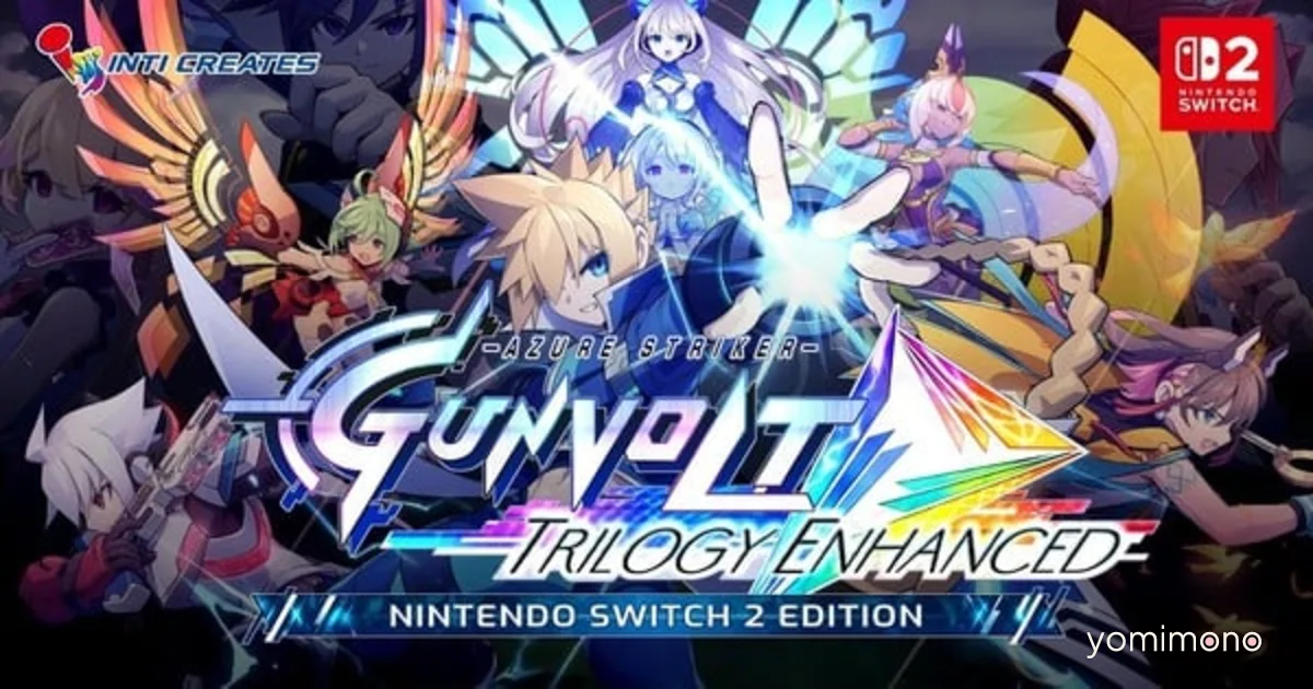 Azure Striker Gunvolt Trilogy Enhanced Collection Announced for Switch 2