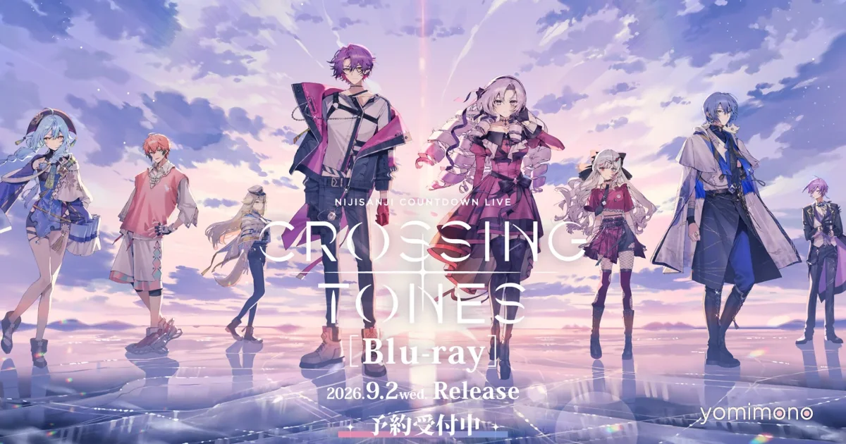 Nijisanji Countdown Live Crossing Tones Blu-ray Releases September 2