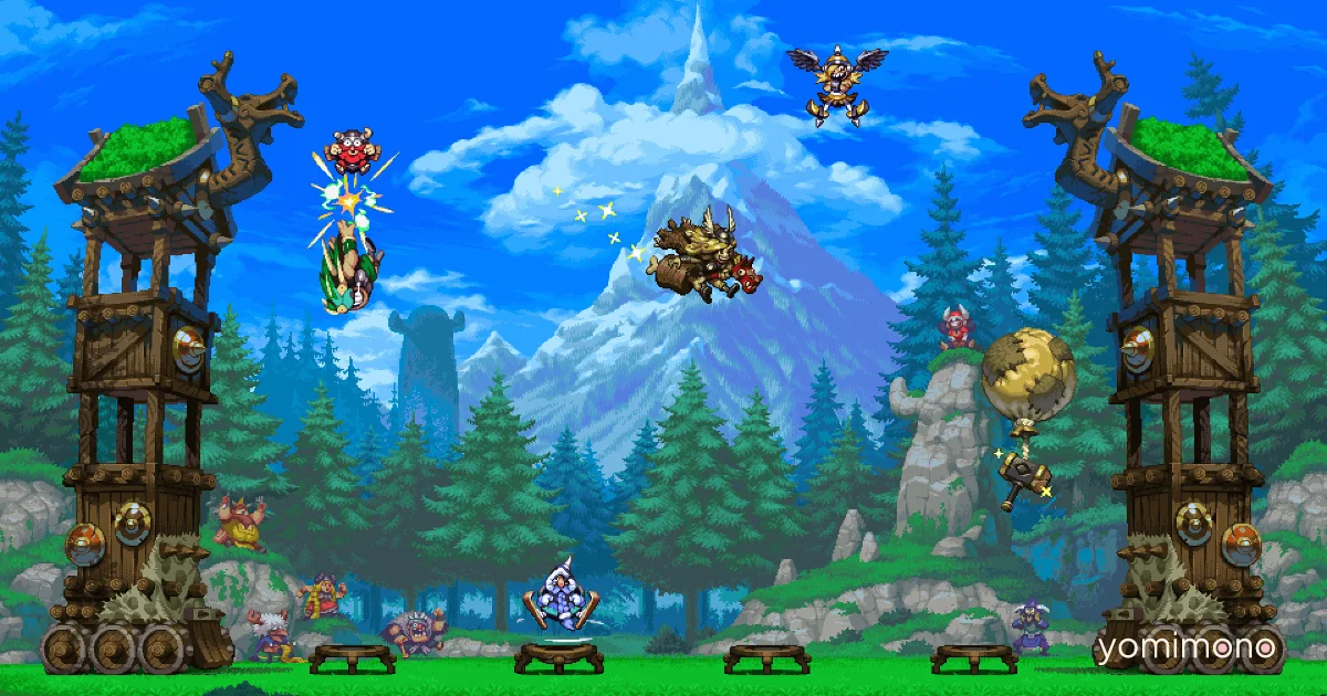 Vikings On Trampolines Uses Only the Left Stick for Co-op Chaos