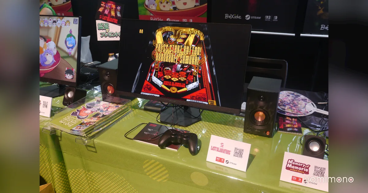 BeXide Revives Legendary Pinball Game Last Gladiators at BitSummit
