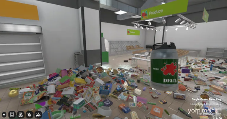 Supermarket Chaos Launches on Steam With 4,668 Items to Sort