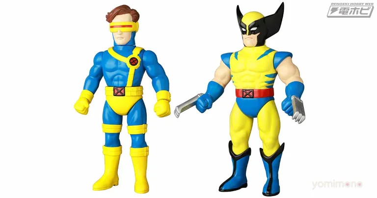 Cyclops and Wolverine Join Medicom Toy's Super Manga Powers Figure Line