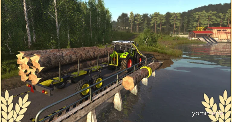 Farmer's Dynasty 2 Early Access Update Adds Forestry, Sawmill, and Furniture Crafting