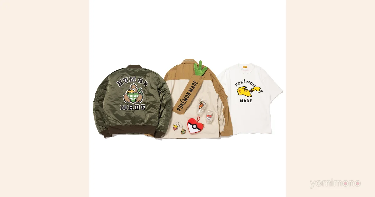 Human Made and Pokémon Launch Second Collaboration Line