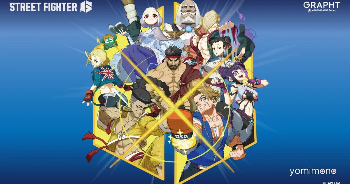 GRAPHT Launches New Street Fighter 6 Collaboration Items With Art by Haato