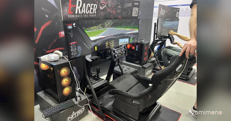 Nitro Concepts E-Racer Sim Rig Puts Wind and Vibration in the Driver Seat