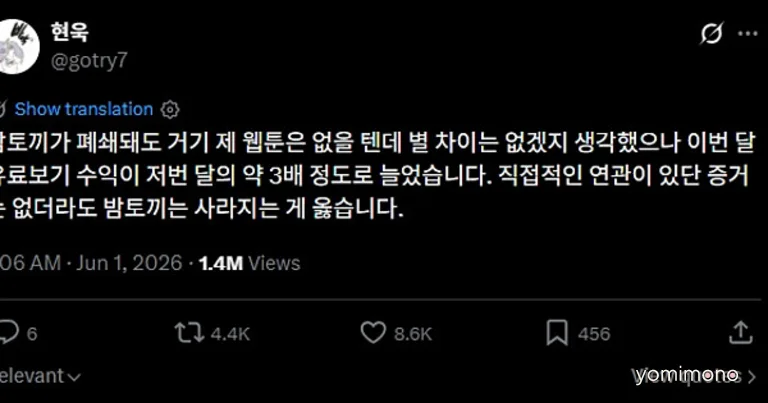 Webtoon Artist Reports Revenue Tripling After Piracy Site Shutdown