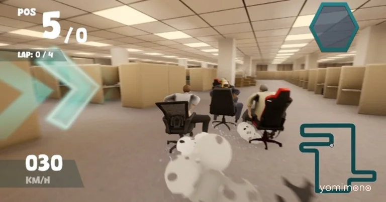 Office Chair Racing Game 'Need for Seat' Passes 10,000 Wishlists on Steam