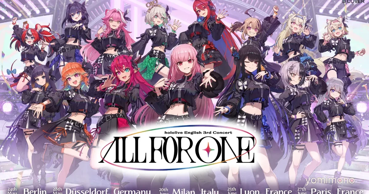 Hololive English Concert Screening Tour Expands to Five European Cities