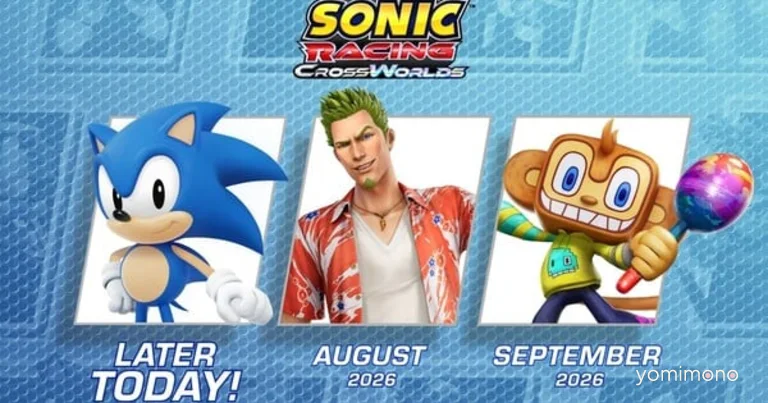 Sonic Racing CrossWorlds Adds Classic Sonic, Crazy Taxi's Axel, Samba de Amigo's Amigo