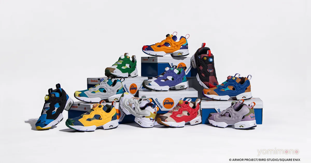 Reebok and Dragon Quest Team for 11 Sneaker Colorways