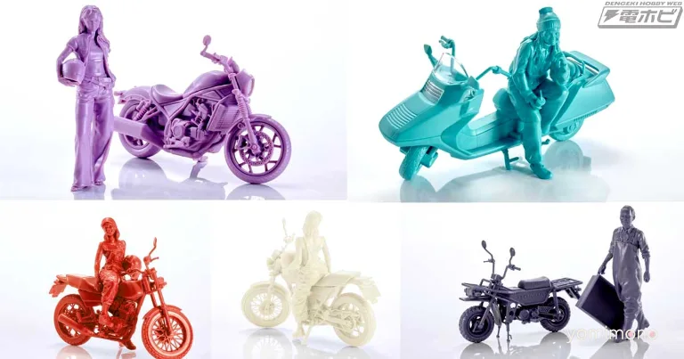 Max Factory Adds Four Honda Motorcycles to Rider's Portrait Model Kit Line