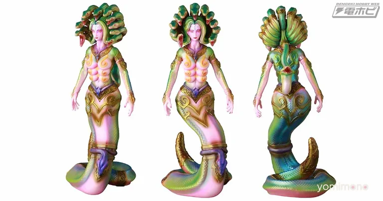 Yoshitaka Amano's Medunas Sofubi Figure Goes on Lottery Sale