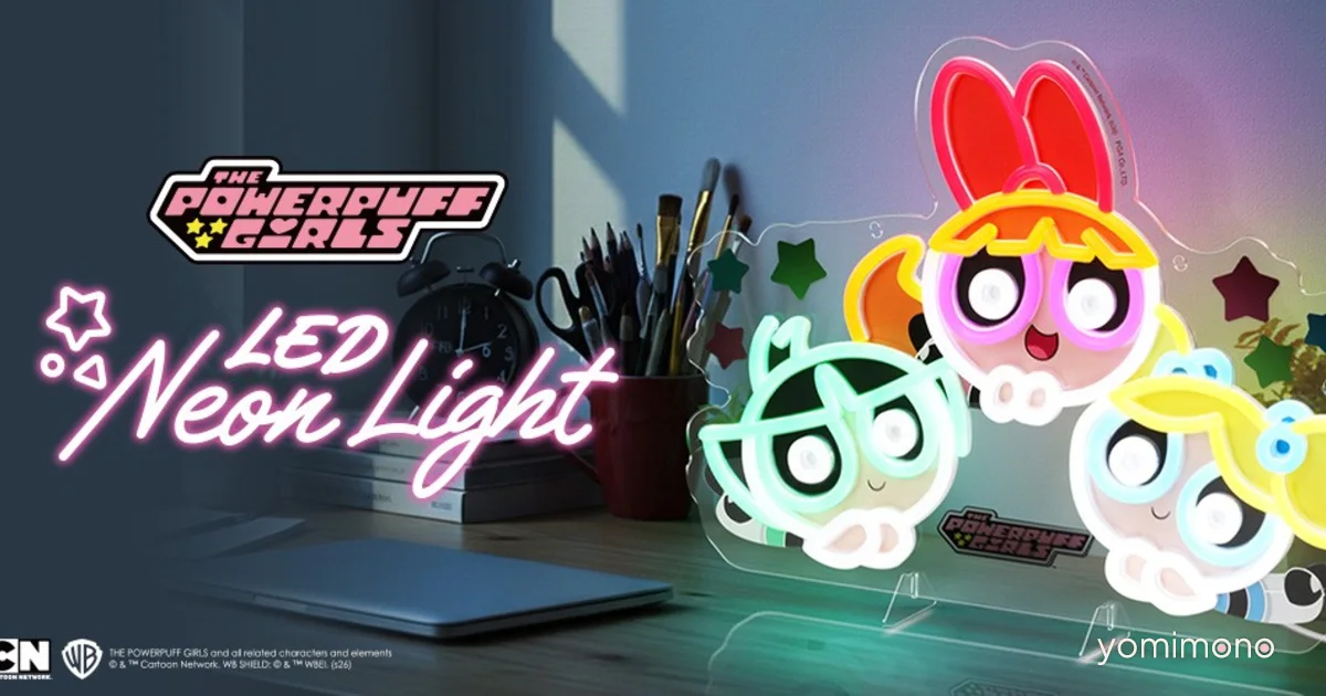 Powerpuff Girls LED Neon Light Launches With 10-Level Dimming