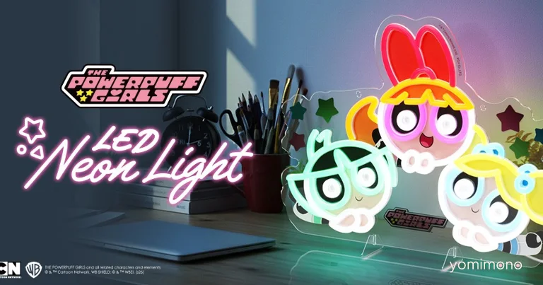 Powerpuff Girls LED Neon Light Launches With 10-Level Dimming