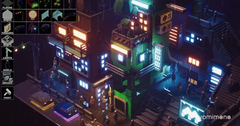 Happy Volcano Announces Cyberpunk Diorama Builder 'Midnight Moments'