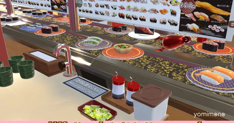 Virtual Conveyor Belt Sushi Game Just Eat Sushi! Launches on Steam