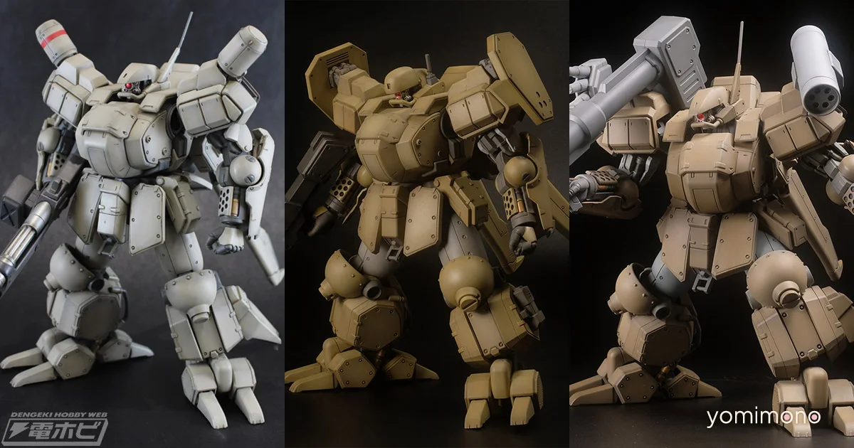 Three 1/35 Scale Assault Suits Leynos Model Kits Get Re-Release in September 2026
