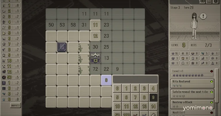 Minesweeper-Type Puzzle ADV Bloody Grids Demo Now Available on Steam