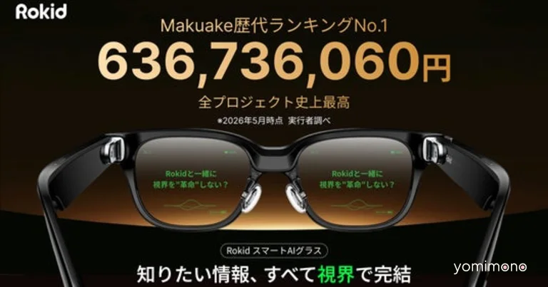 Rokid Smart AI Glasses Set Makuake Record With 636 Million Yen