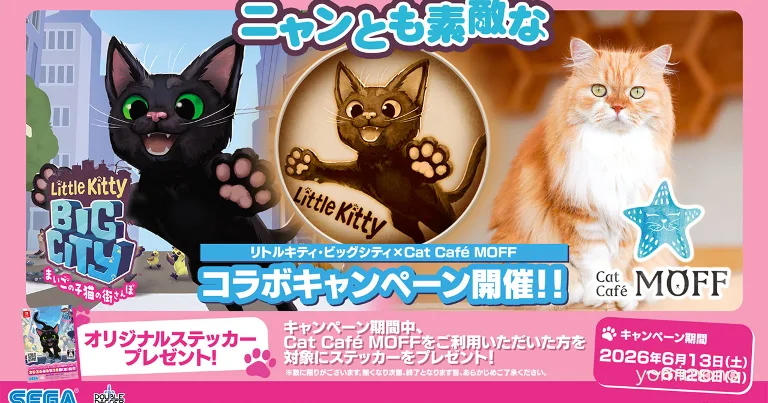 Little Kitty, Big City Collab With Cat Cafe MOFF Starts June 13