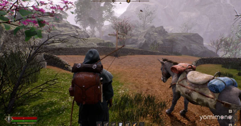 Open-World RPG 'Hermit' Gameplay Trailer Shows Donkey Companion and Dynamic World