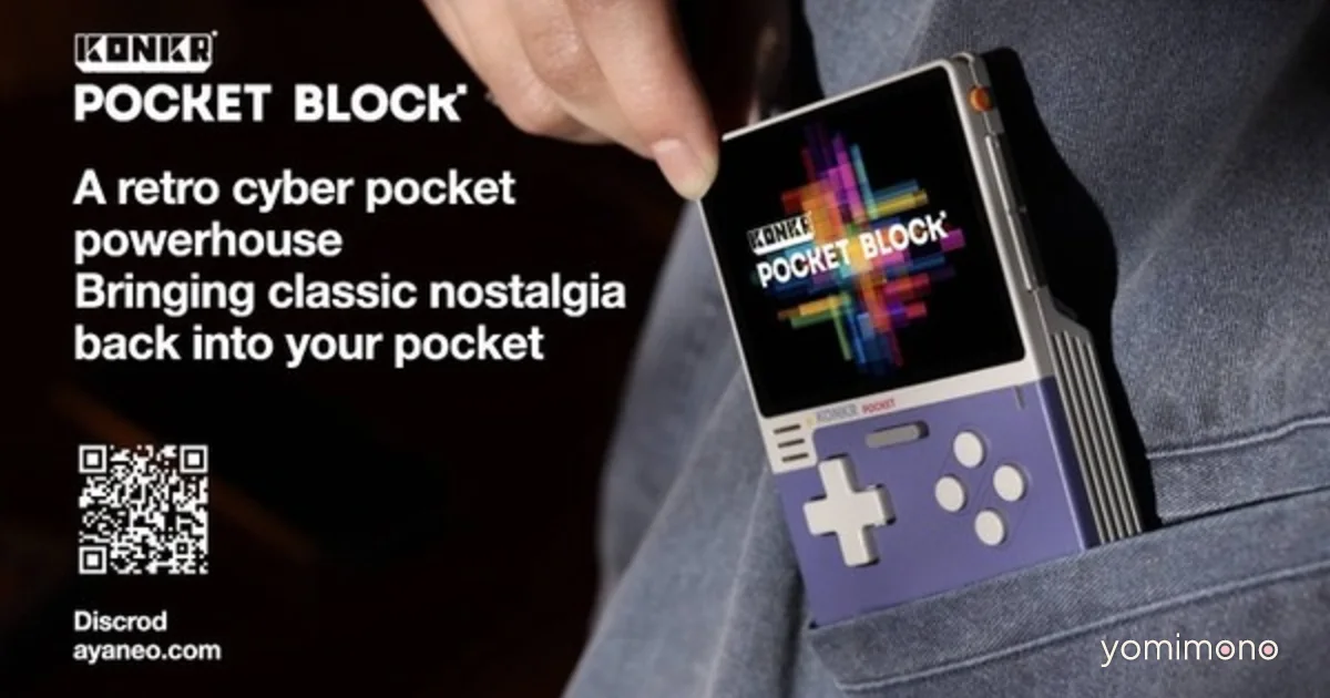 Ayaneo Sub-Brand Konkr Announces World's First AI Gaming Handheld