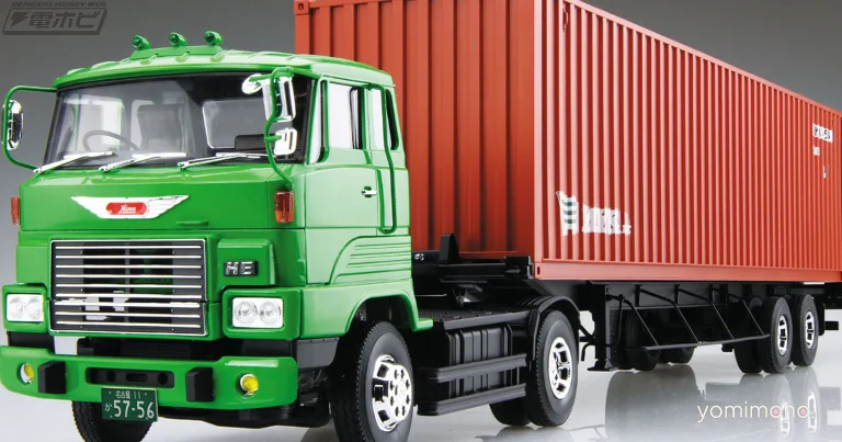 Aoshima Returns to The☆Truck Series With Hino HE Trailer Kit