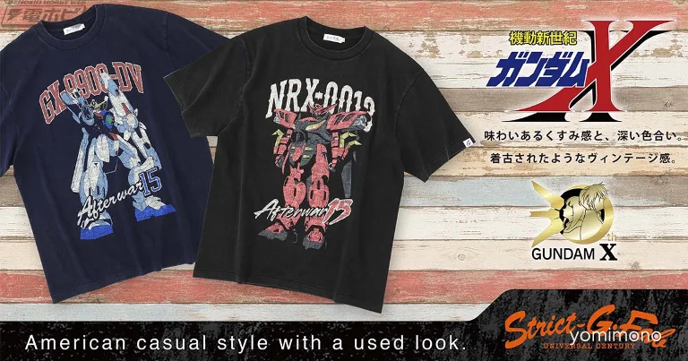 After War Gundam X Gets 30th Anniversary Apparel at STRICT-G