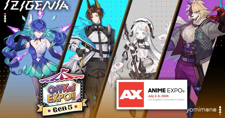 Global VTuber Project IZIGENIA to Exhibit at Anime Expo 2026 and OFFKAI Expo Gen 5