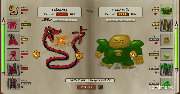 Doodle Dice Monsters Launches June 24 With Time-Based Drawing Combat