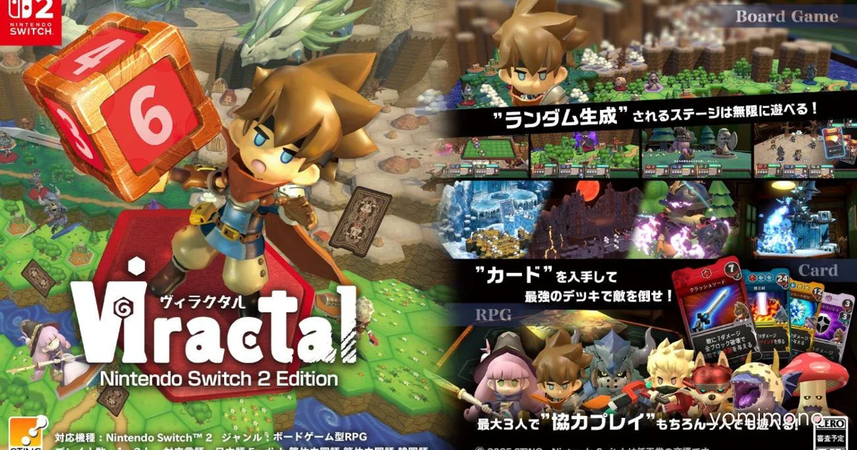 Board Game RPG Viractal Launches on Switch 2 and Switch October 1