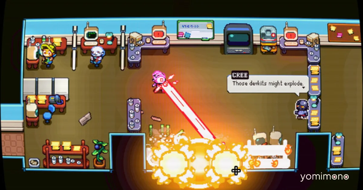 Laser Guy, an Anti-Shooter Where You Blast Lasers in the Office, Draws Attention