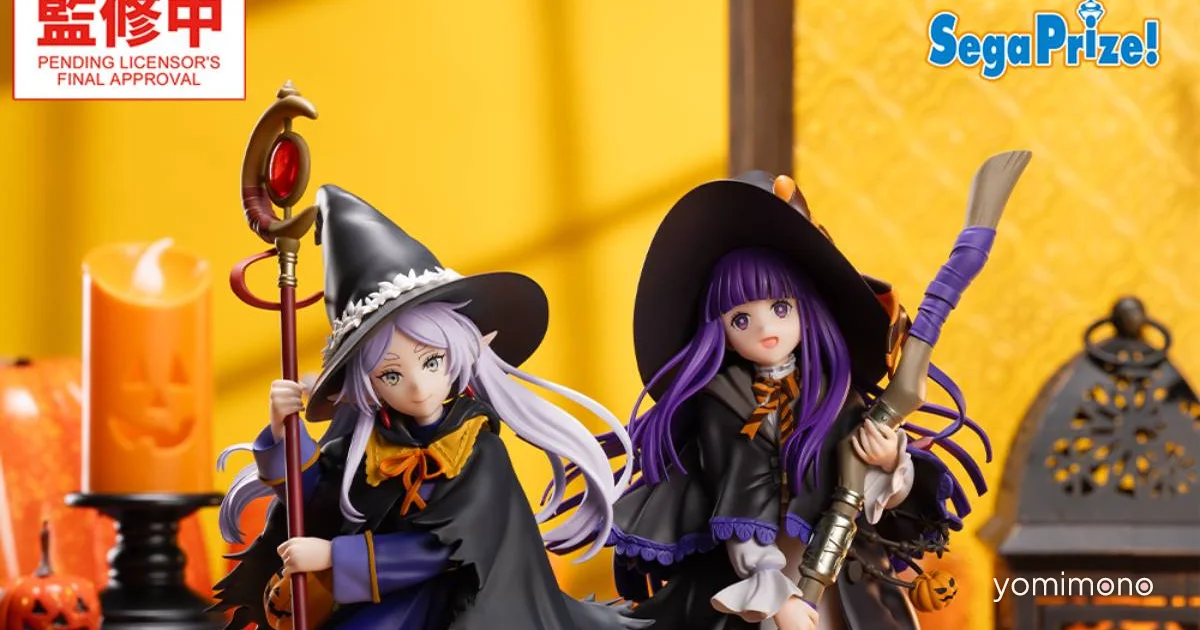 Frieren and Fern Get Halloween Witch Figures From Sega