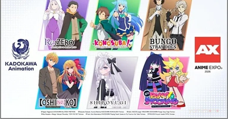 Kadokawa Reveals Anime Expo 2026 Booth, Merchandise, and Panel Plans