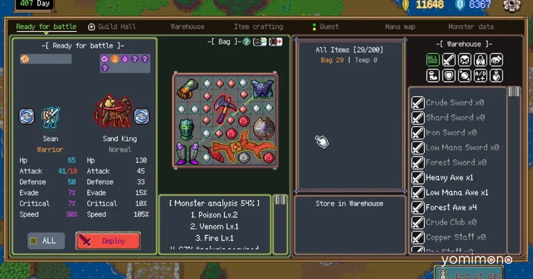Backpacker Guild Launches on Steam With Inventory Management Twist