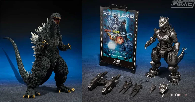 S.H.MonsterArts Godzilla (2003) and Type-3 Kiryu Announced From Tokyo SOS