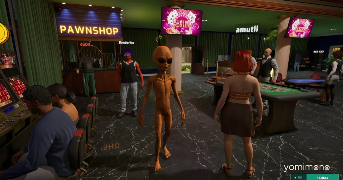 Las Vegas Simulator Launches on Steam With Aliens and Zombies